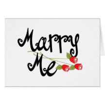 Custom Marry Me Card