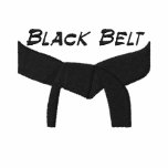 Custom Martial Arts Black Belt Embroidered Hooded Sweatshirts