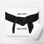 Custom Martial Arts Black Belt Mousepad