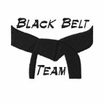 Custom Martial Arts Black Belt Team Polo Shirt
