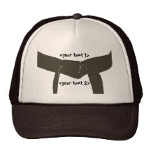 Custom Martial Arts Brown Belt Hat