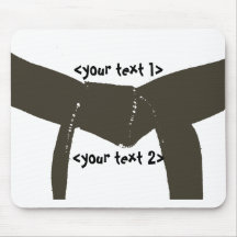 Custom Martial Arts Brown Belt Mousepad