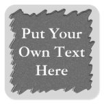 Custom Metal Border Cut Out Stickers