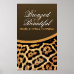 CUSTOM Mobile Spray Tanning Poster