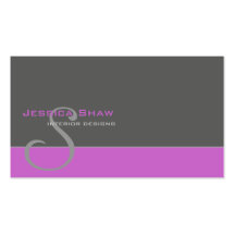 Custom Monogram 3 Business Card Template