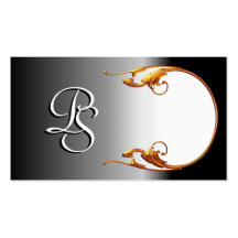 CUSTOM Monogram Business Cards