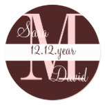 Custom Monogram label stickers