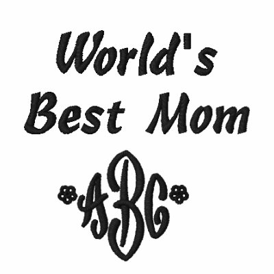 Custom Monogram World's Best Mum Embroidered Shirt