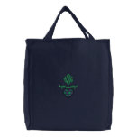 Custom Monogrammed Heart Embroidered Bag