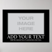 Personalized Motivational Posters on Custom Motivational Poster   Custom Demotivational