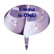 Custom Name 1 year Old 1st birthday cake toppers