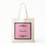Custom Name and Colour Bridesmaid Tote Bag