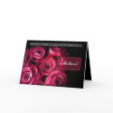 CUSTOM NAME Be My Flower Girl Red Roses Bouquet cards