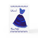 CUSTOM NAME Bridesmaid Royal Blue and Purple