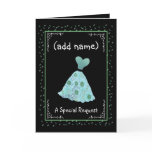 CUSTOM NAME - Bridesmaid TURQUOISE Flowered Dress
