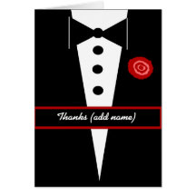 CUSTOM NAME Bridesman Wedding Thank You Greeting Cards
