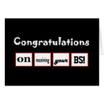 CUSTOM NAME Congratulations - Bachelor's Degree Greeting Cards