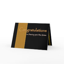 CUSTOM NAME Congratulations - Passing Bar Exam