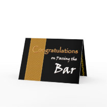 CUSTOM NAME Congratulations - Passing Bar Exam