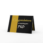 CUSTOM NAME Congratulations - PhD