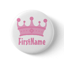 Custom Name Crown Pins