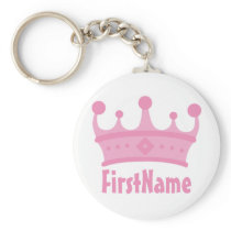 Custom Name Crown Key Chains