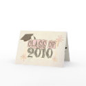 Custom Name Girl's Retro Style Graduation cards