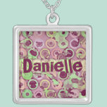Custom Name Modern Circles Necklace necklaces
