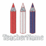 Custom Name Red, White & Blue embroidered shirts