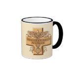 Custom Name RN Caduceus Mugs