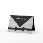 CUSTOM NAME Usher Invitation Checked Envelope cards
