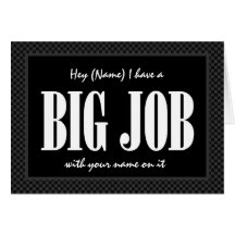 Custom Name USHER  Invitation Template - FUNNY Greeting Cards