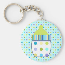 Custom Oliver Baby Bottle Keychains