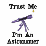 Custom Personalised Astronomer Telescope Tees embroidered shirts