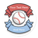 Custom Personalised Baseball Stickers