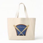 Custom Personalised Baseball Tote Bags