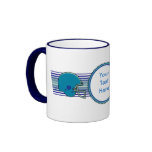 Custom, Personalised Football Helmet  Mugs