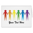 Custom Personalized Rainbow Pride Cards