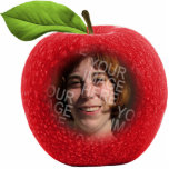 Custom Photo Apple Face Ornament photo sculptures