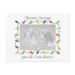 Custom Photo Christmas Card-Christmas Lights