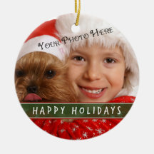 Custom Photo Christmas Ornament