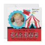 Custom Photo Circus Ticket Birthday Invitation