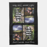 Custom Photo Collage Kitchen Towels