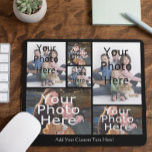 Custom Photo Collage Mousepad Add your 6 Photos