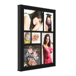 Custom Photo Collage Wrapped Canvas, 1.5" Depth