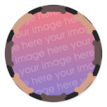 Custom Photo Dog Bone Stickers