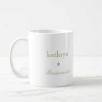 Custom photo green argyle preppy bridesmaid coffee mugs