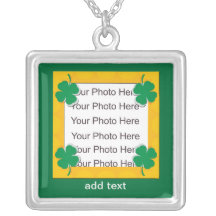 Custom Photo Irish Pendant Necklace