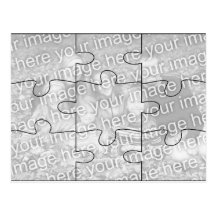 Custom Photo "Mock" Puzzle Post Card - 9 pieces