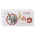 Custom Photo Ornament Holiday Photo Card :: 02 photo cards